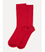 LES SOEURS LS ROBIN FINE RIB SOCKS RED