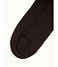 LES SOEURS LS ROBIN FINE RIB SOCKS BROWN