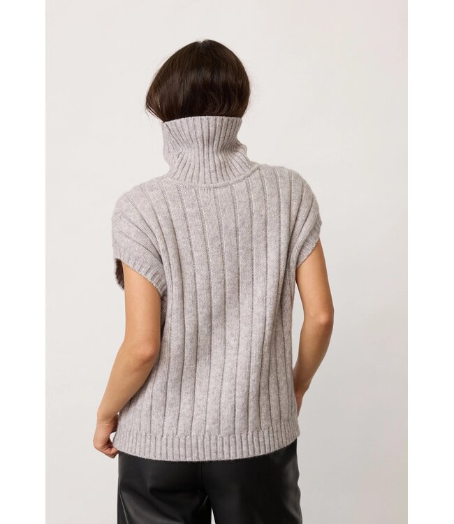 CO'COUTURE CC ROW OVERSIZE CABLE KNIT SL PULL