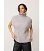 CO'COUTURE CC ROW OVERSIZE CABLE KNIT SL PULL
