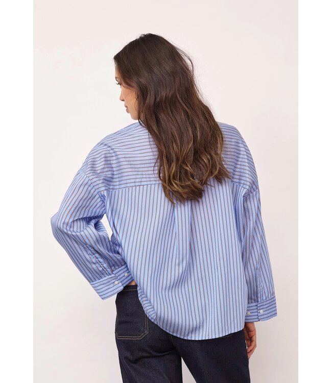 CO'COUTURE CC ANICACC LS SHIRT BLUE