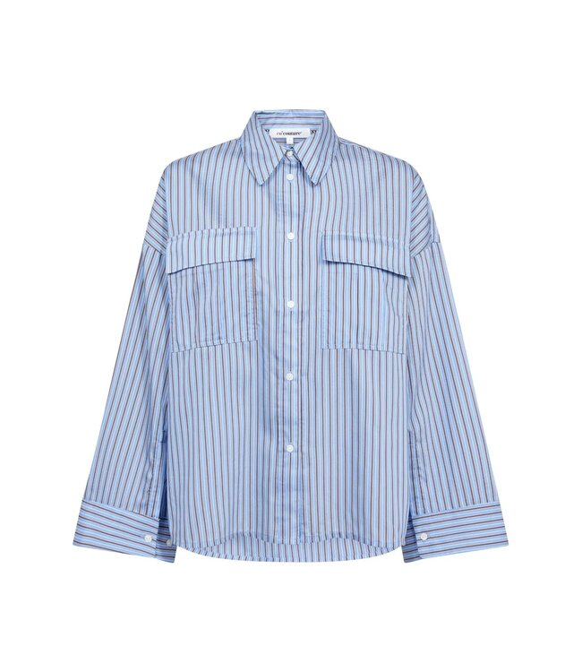 CO'COUTURE CC ANICACC LS SHIRT BLUE