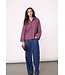 CO'COUTURE CC RENEE CHECK CUF SHIRT BERRY RED