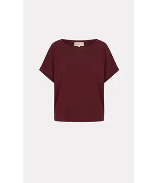 BLACK ROSE BR  ALMA T-SHIRT BORDEAUX