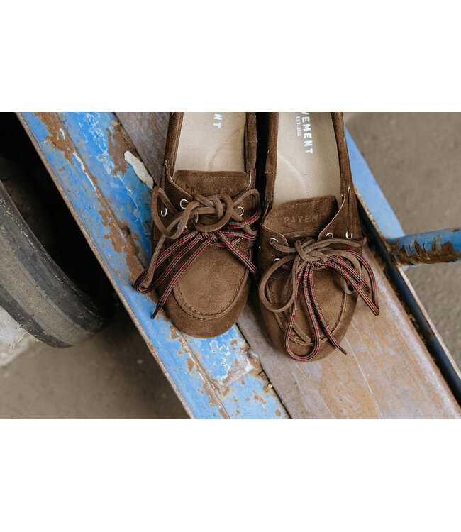 PAVEMENT PA MARIN LACE DARK BROWN SUEDE 221