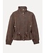 LES SOEURS LS BESETTE SUEDETTE PINCH COAT TAUPE