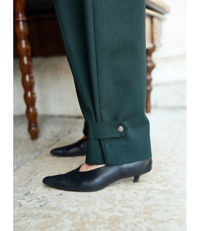 LES SOEURS LS AMANDA TAILORED TROUSERS FOREST