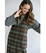 HELD HE IBO DRESS MOSS GREEN CHECK