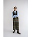 HELD HE IBO DRESS MOSS GREEN CHECK
