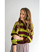 HELD HE LEONIE POLO STRIPE BORDEAUX MATCHA