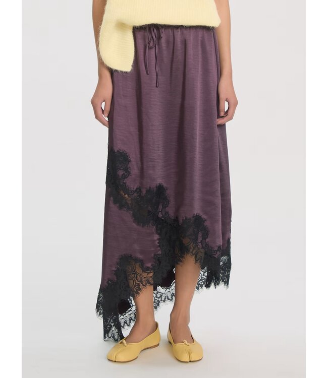 EDITED ED LUCILLE SKIRT PLUM PERFECT