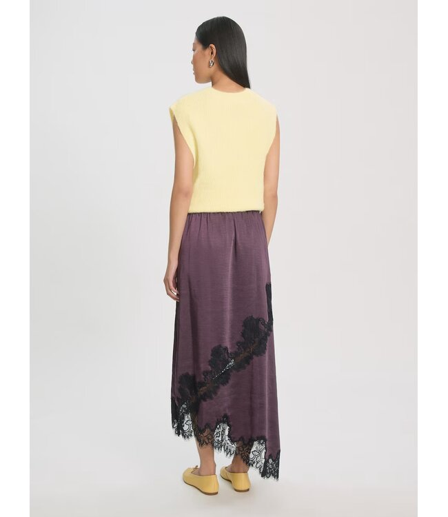 EDITED ED LUCILLE SKIRT PLUM PERFECT