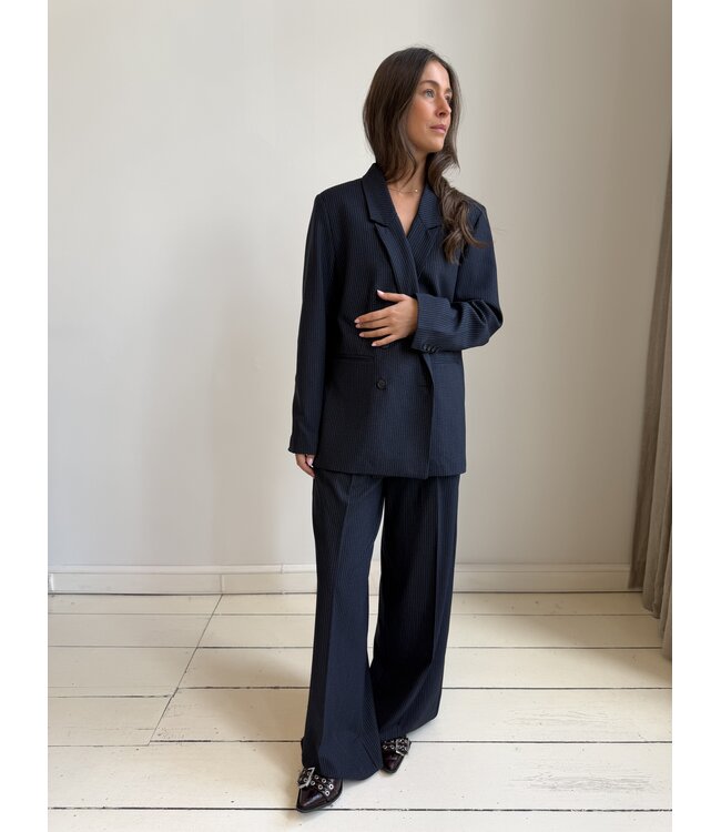 LIVTHELABEL LTL LOGAN PANTS MARINE PINSTRIPE