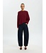 SELECTED FEMME SLWOVERSIZED LS TENNY TOP TAWNY PORT