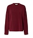SELECTED FEMME SLWOVERSIZED LS TENNY TOP TAWNY PORT