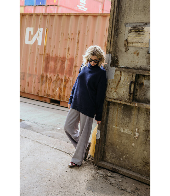 CO'COUTURE CC PENNY PIN PANT MID GREY