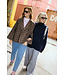 CO'COUTURE CC PENNY PIN PANT MID GREY
