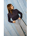 CO'COUTURE CC CAMILLA PADDED LS BLOUSE DUSTY BLUE