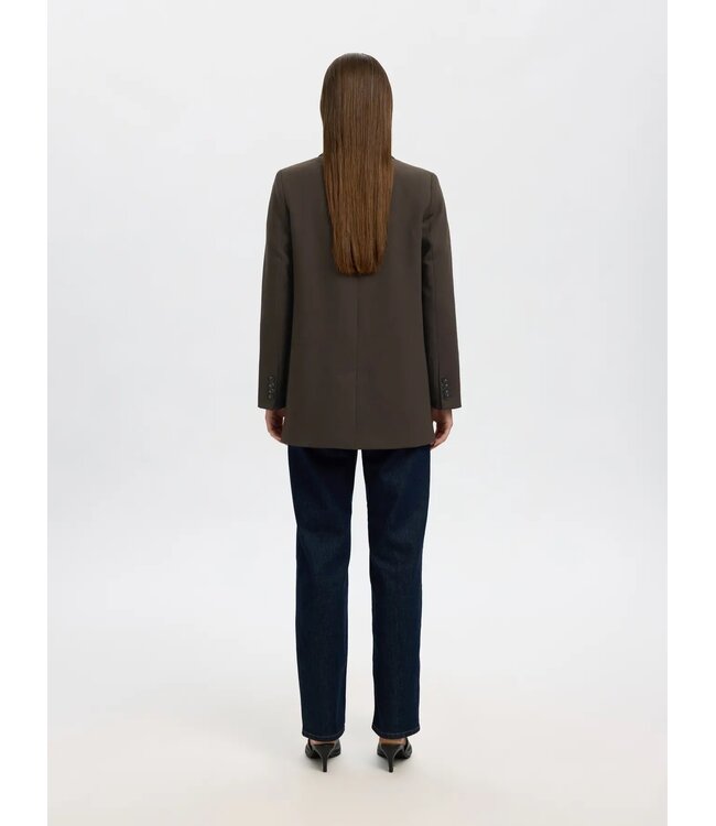 SELECTED FEMME SLWRITA LS RELAXED BLAZER NOOS DELICIOSO MEL