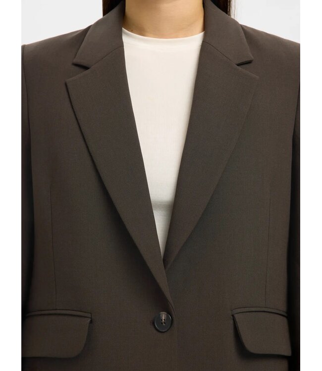 SELECTED FEMME SLWRITA LS RELAXED BLAZER NOOS DELICIOSO MEL