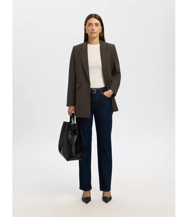 SELECTED FEMME SLWRITA LS RELAXED BLAZER NOOS DELICIOSO MEL