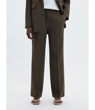 SELECTED FEMME SLWRITA MW WIDE PANT PIN STRIPE NOOS DELICIOSO