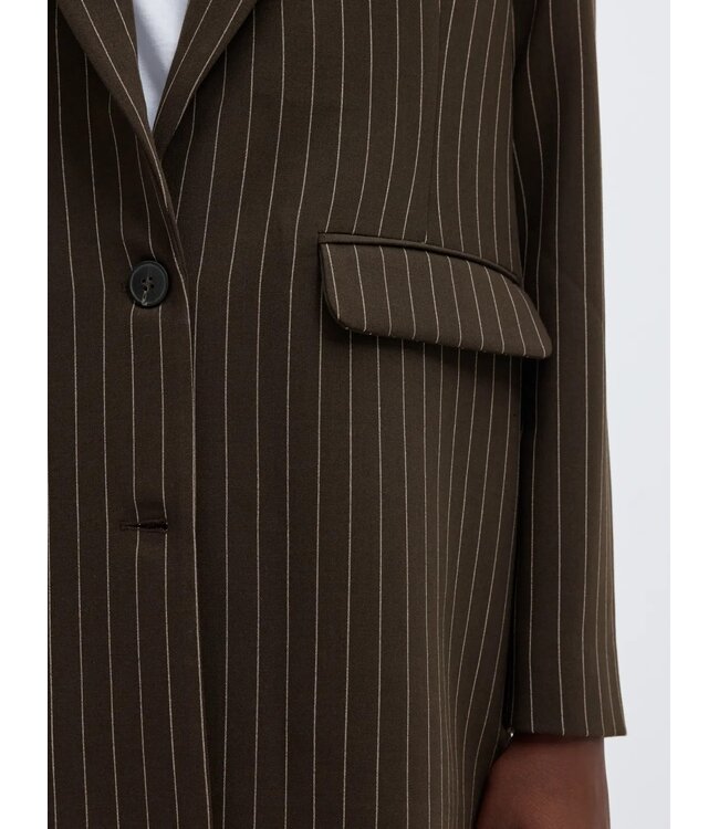 SELECTED FEMME SLWRITA LS RELAXED BLAZER PIN STRI NOOS DELICIOSO