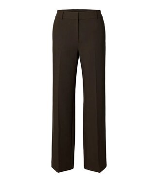 SELECTED FEMME SLWRITA MW WIDE PANT MEL NOOS DELICIOSO MEL