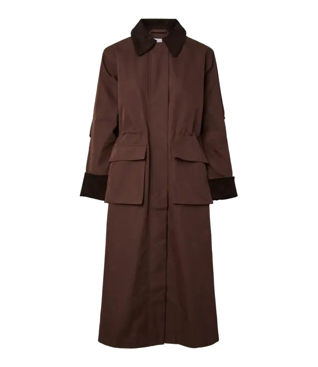 YAS YASANCA LS PARKA COAT S. NOOS COFFEE BEAN