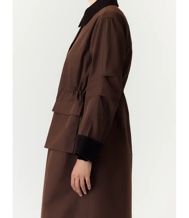 YAS YASANCA LS PARKA COAT S. NOOS COFFEE BEAN