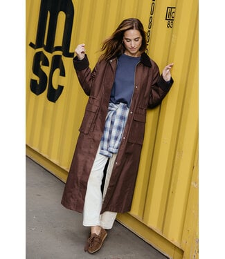 YAS YASANCA LS PARKA COAT S. NOOS COFFEE BEAN