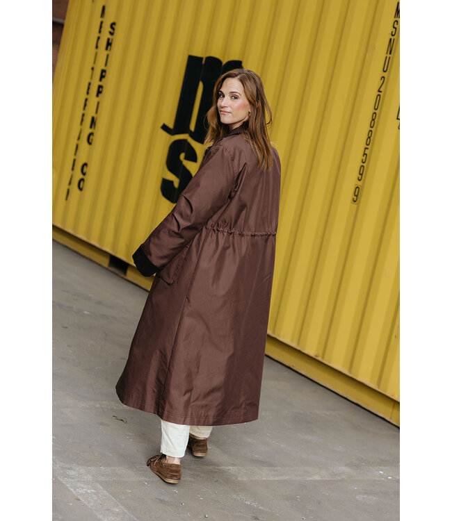YAS YASANCA LS PARKA COAT S. NOOS COFFEE BEAN