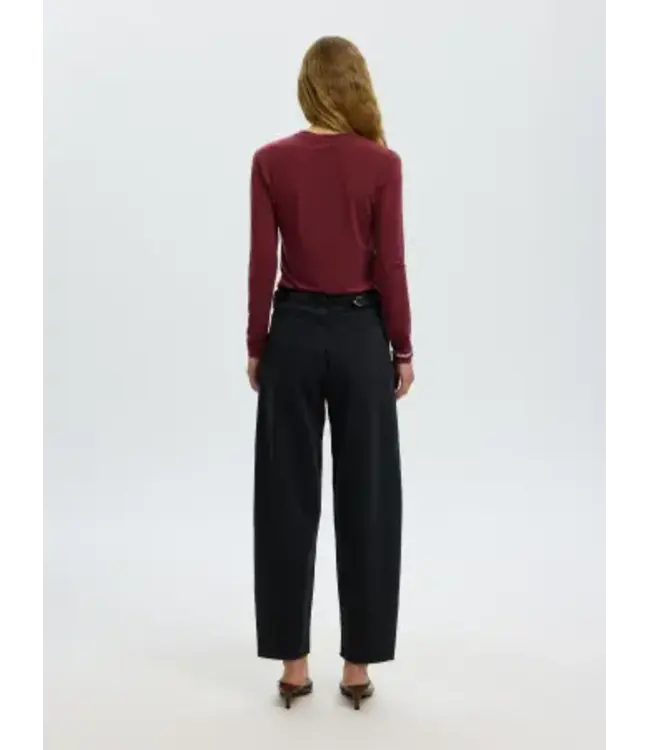 SELECTED FEMME SLWMANJA LS O-NECK NOOS
