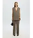 SELECTED FEMME SLWRELAXED EZMA VEST CHOCOLATE CHIP STRUCTURE