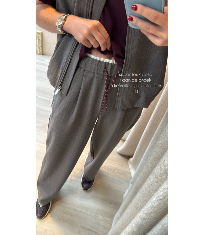 INDI & COLD IC PANTS CEMENTO NJ287
