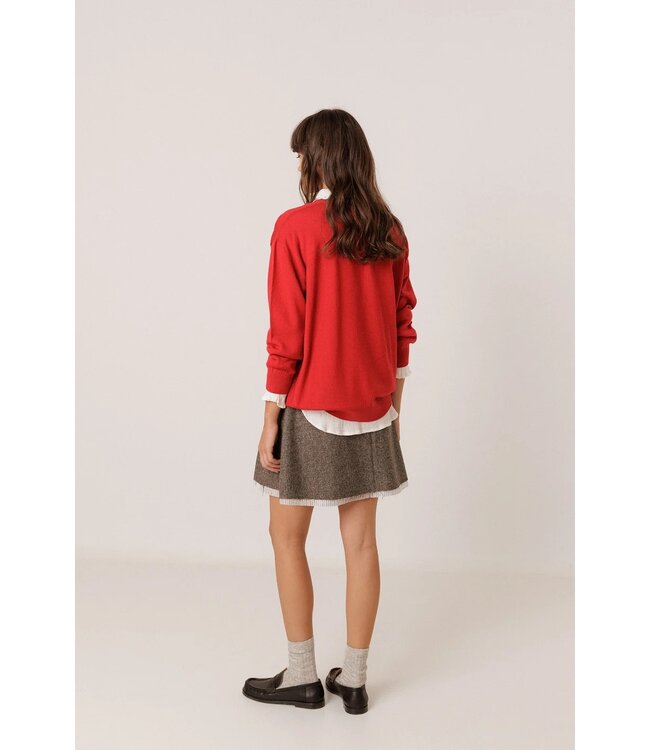 INDI & COLD IC SKIRT NJ276 VISON