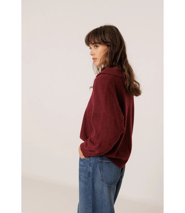 INDI & COLD IC PULLOVER MO540 BERENJENA