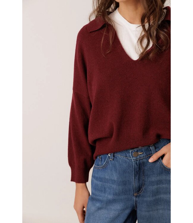 INDI & COLD IC PULLOVER MO540 BERENJENA