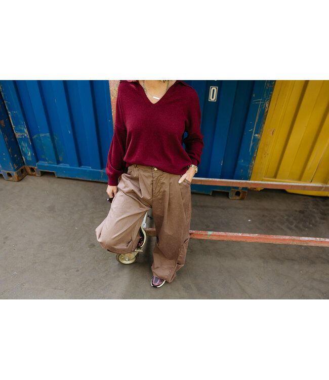 INDI & COLD IC PULLOVER MO540 BERENJENA