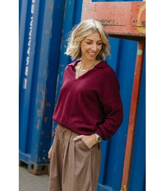 INDI & COLD IC PULLOVER MO540 BERENJENA