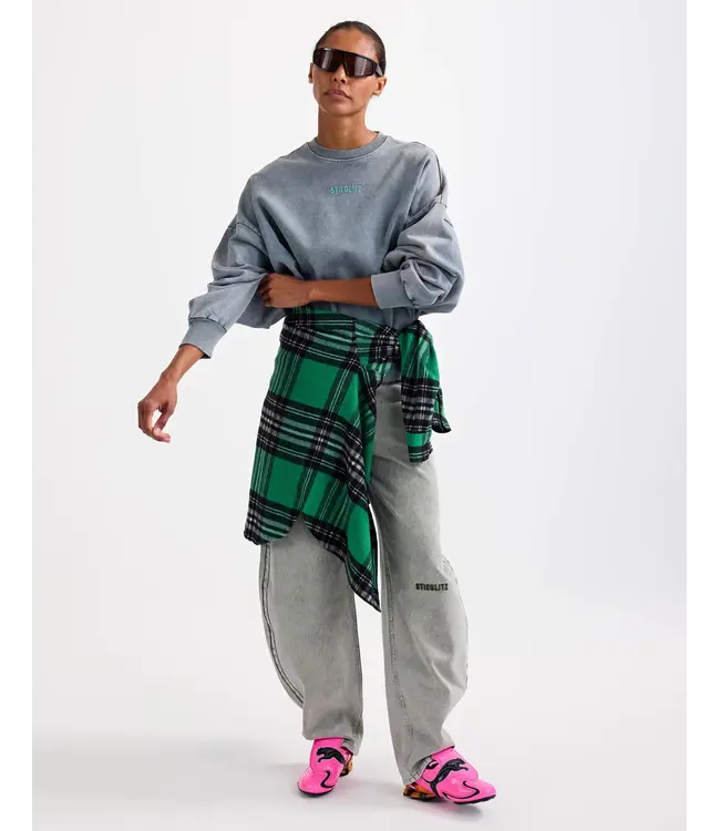 STIEGLITZ ST BASIC WORN-OUT SWEATER GREY