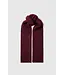 SELECTED FEMME SLWLULU BRUSHED WOOL BLEND SCARF NOOS TAWNY PORT