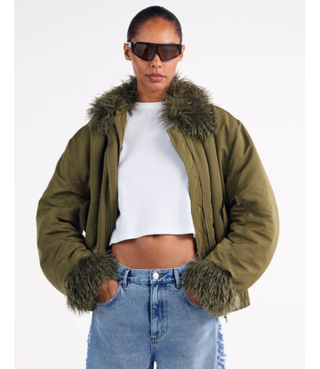 STIEGLITZ ST NORA BOMBER JACKET GREEN