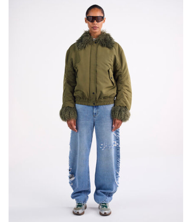 STIEGLITZ ST NORA BOMBER JACKET GREEN