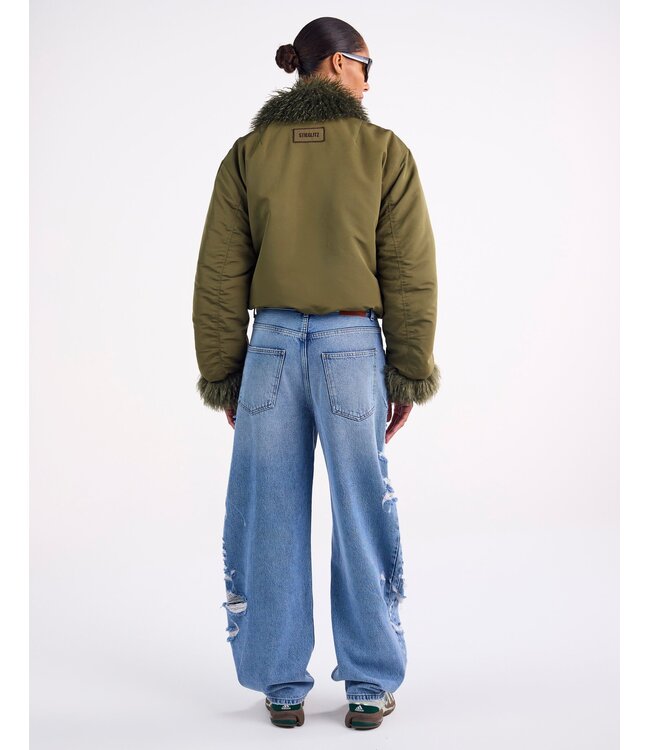 STIEGLITZ ST NORA BOMBER JACKET GREEN