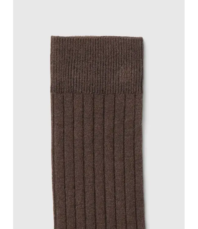 SELECTED FEMME SLWCHLOE LONG WOOL BLEND RIB SOCK DELICIOSO