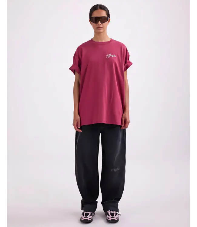 STIEGLITZ ST RENZO OVERSIZED T-SHIRT RED