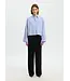 SELECTED FEMME SLWDANNIE LS CROPPED BOXY SHIRT NOOS SAPPHIRE/WHITE