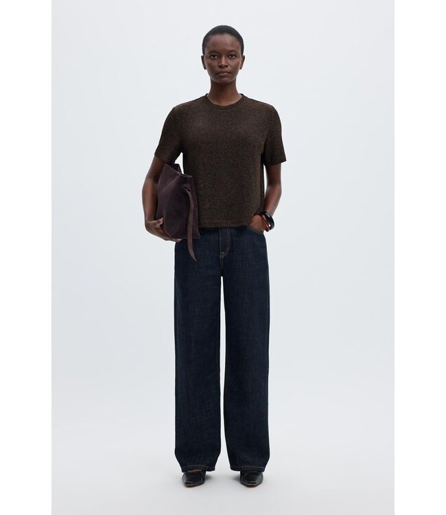 SELECTED FEMME SLWNORI SS BOXY TEE DELICIOSO