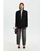 SELECTED FEMME SLWVENDY WOOL LS KNIT ROLL NECK NOOS L GREY MEL